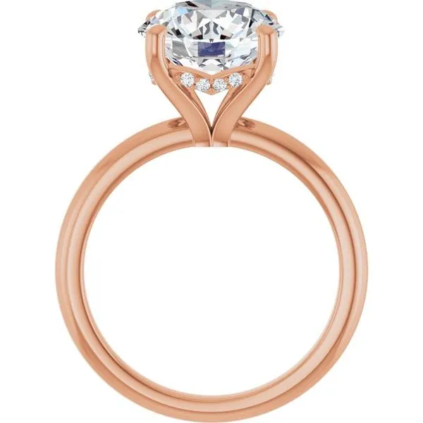 Hidden Halo-Style Engagement Ring Image 2 Raleigh Diamond Fine Jewelry Raleigh, NC