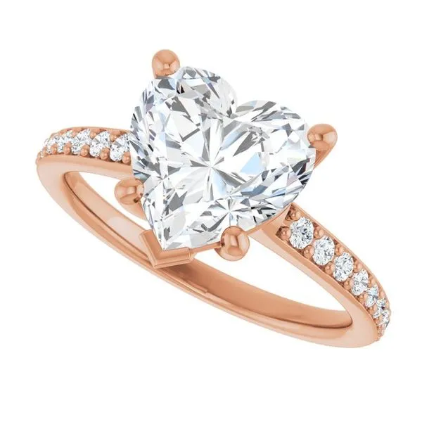 V-End Prong Engagement Ring Image 5 Rox Atlanta Jewelers Decatur, GA