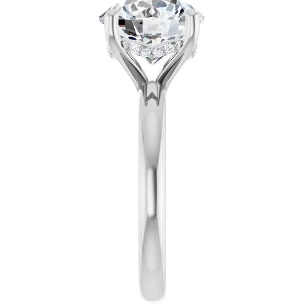 Hidden Halo-Style Engagement Ring Image 4 Dripping Diamonds Dripping Springs, TX