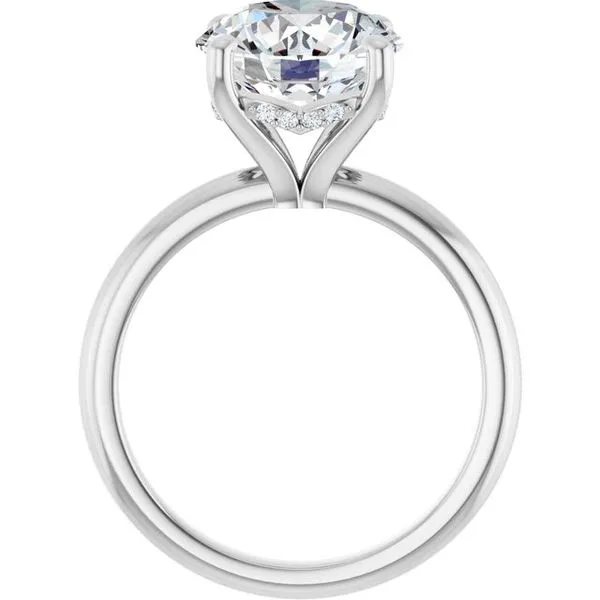 Hidden Halo-Style Engagement Ring Image 2 Raleigh Diamond Fine Jewelry Raleigh, NC