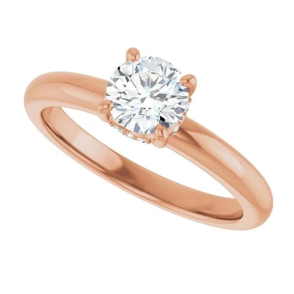 Hidden Halo-Style Engagement Ring Image 5 Raleigh Diamond Fine Jewelry Raleigh, NC