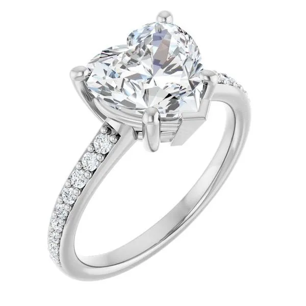 V-End Prong Engagement Ring Rox Atlanta Jewelers Decatur, GA