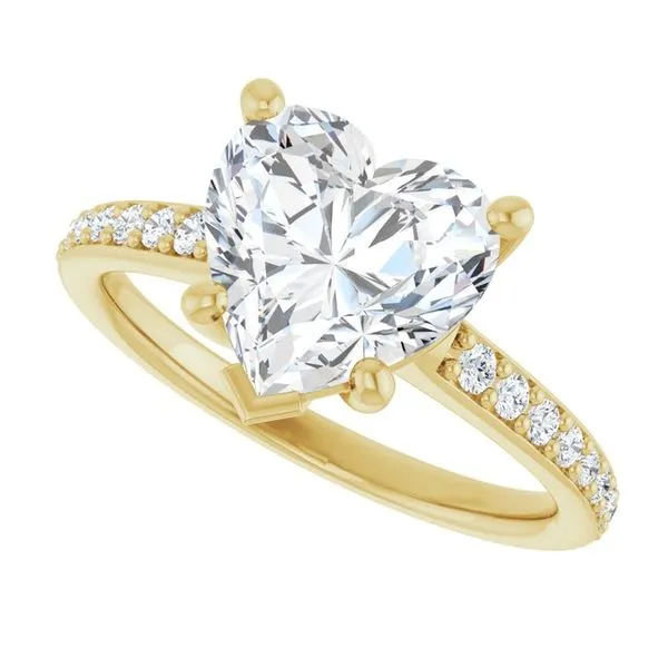 V-End Prong Engagement Ring Image 5 Rox Atlanta Jewelers Decatur, GA