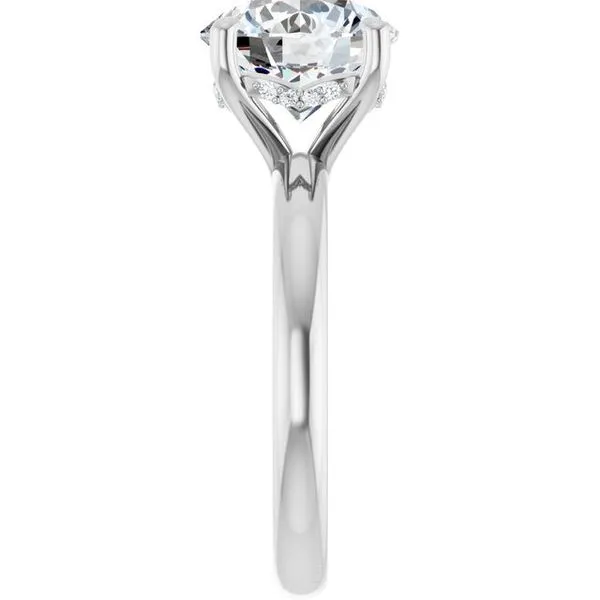 Hidden Halo-Style Engagement Ring Image 4 Raleigh Diamond Fine Jewelry Raleigh, NC