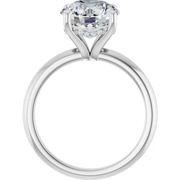Hidden Halo-Style Engagement Ring Image 2 Raleigh Diamond Fine Jewelry Raleigh, NC
