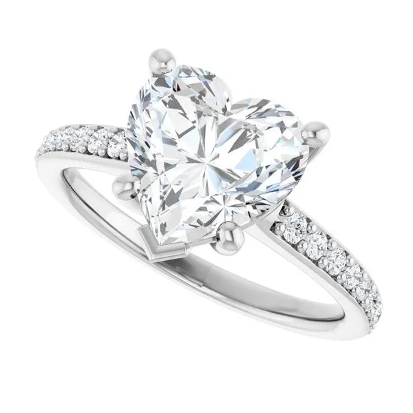 V-End Prong Engagement Ring Image 5 Rox Atlanta Jewelers Decatur, GA