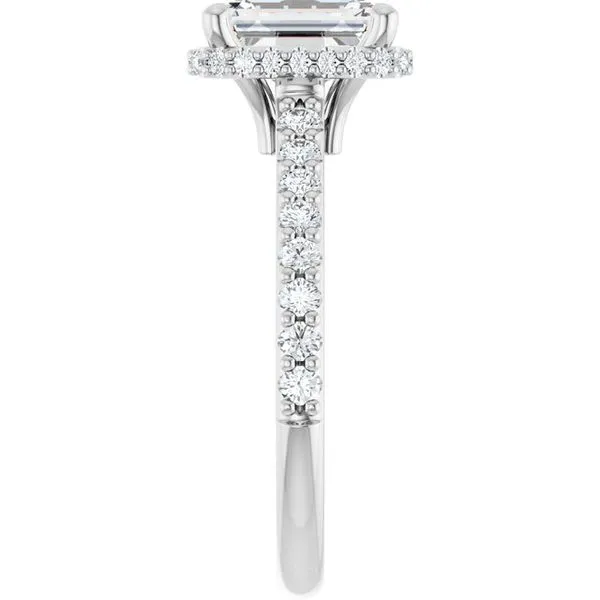 Hidden Halo-Style Engagement Ring Image 4 Ocean View Jewelers Millville, DE