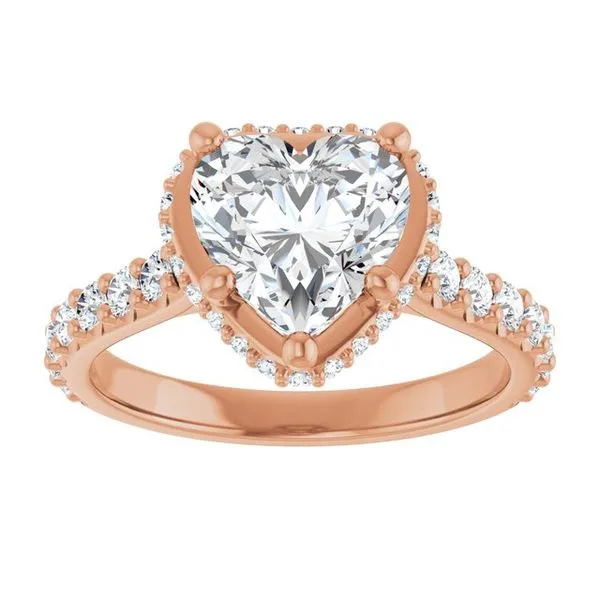 Hidden Halo-Style Engagement Ring Image 3 Natale Jewelers Sewell, NJ