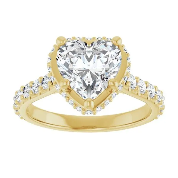 Hidden Halo-Style Engagement Ring Image 3 Paul James Jewelers Angels Camp, CA