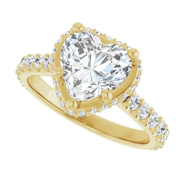 Hidden Halo-Style Engagement Ring Image 5 Shipley's Fine Jewelry Hampstead, MD