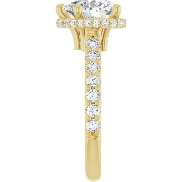 Hidden Halo-Style Engagement Ring Image 4 Natale Jewelers Sewell, NJ