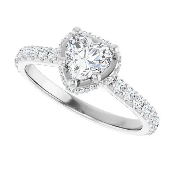Hidden Halo-Style Engagement Ring Image 5 Redlands Jewelers Redlands, CA
