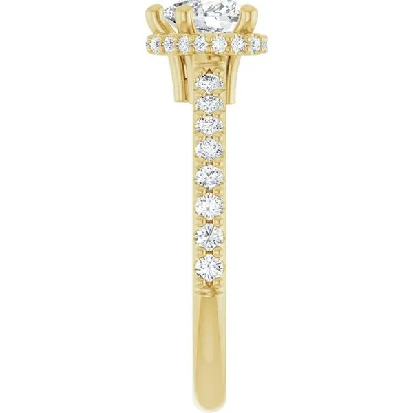 Hidden Halo-Style Engagement Ring Image 4 Redlands Jewelers Redlands, CA