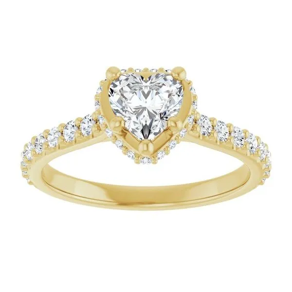 Hidden Halo-Style Engagement Ring Image 3 Austin's Fine Diamonds & Jewelry Lyndhurst, NJ