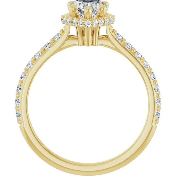 Hidden Halo-Style Engagement Ring Image 2 J. Thomas Jewelers Rochester Hills, MI