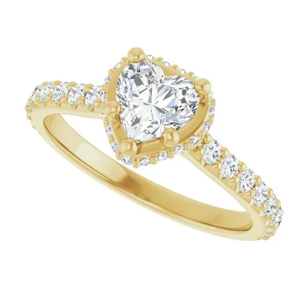 Hidden Halo-Style Engagement Ring Image 5 Paul James Jewelers Angels Camp, CA