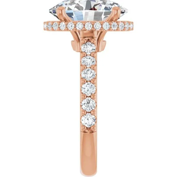 Hidden Halo-Style Engagement Ring Image 4 JF Jones Jewelers Rochester, NY