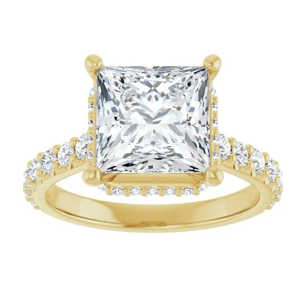 Hidden Halo-Style Engagement Ring Image 3 Jimmy Smith Jewelers Decatur, AL