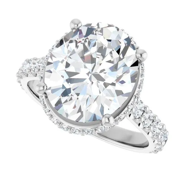 Hidden Halo-Style Engagement Ring Image 5 Redlands Jewelers Redlands, CA