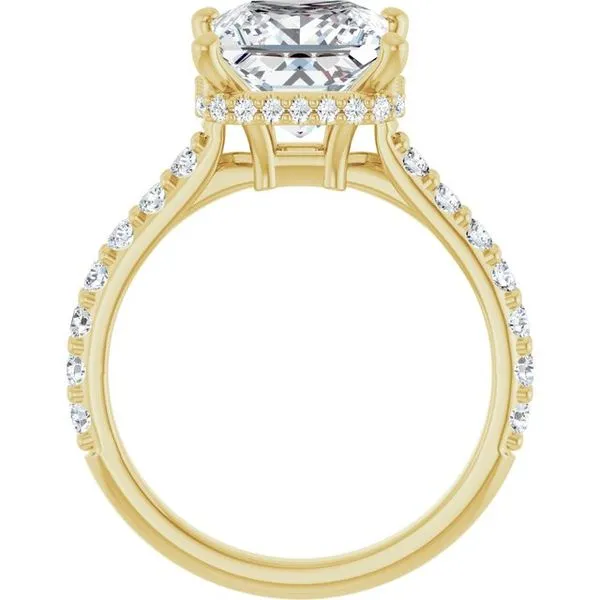 Hidden Halo-Style Engagement Ring Image 2 Futer Bros Jewelers York, PA