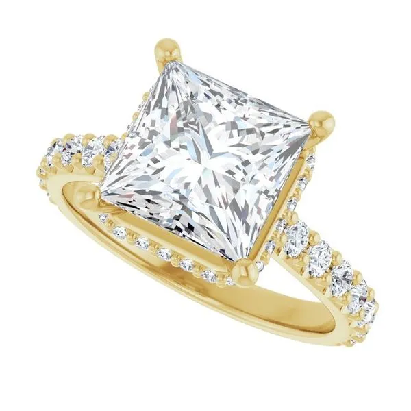 Hidden Halo-Style Engagement Ring Image 5 JF Jones Jewelers Rochester, NY