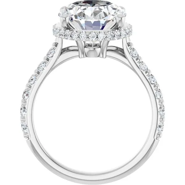 Hidden Halo-Style Engagement Ring Image 2 Ocean View Jewelers Millville, DE