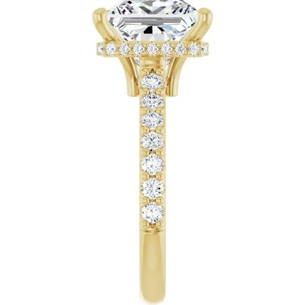 Hidden Halo-Style Engagement Ring Image 4 JF Jones Jewelers Rochester, NY