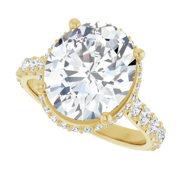 Hidden Halo-Style Engagement Ring Image 5 J. Thomas Jewelers Rochester Hills, MI