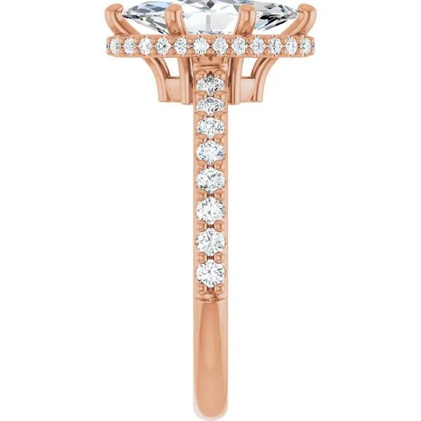 Hidden Halo-Style Engagement Ring Image 4 JF Jones Jewelers Rochester, NY