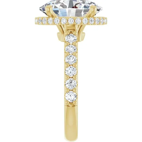 Hidden Halo-Style Engagement Ring Image 4 Shipley's Fine Jewelry Hampstead, MD