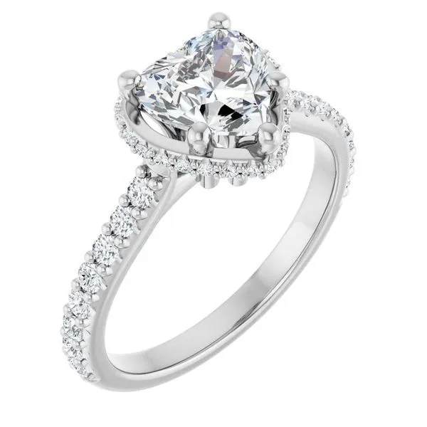 Hidden Halo-Style Engagement Ring Arezzo Jewelers Elmwood Park, IL