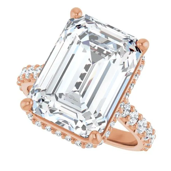 Hidden Halo-Style Engagement Ring Image 5 Morin Jewelers Southbridge, MA