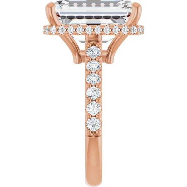 Hidden Halo-Style Engagement Ring Image 4 Jimmy Smith Jewelers Decatur, AL