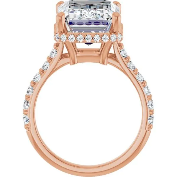 Hidden Halo-Style Engagement Ring Image 2 Shipley's Fine Jewelry Hampstead, MD