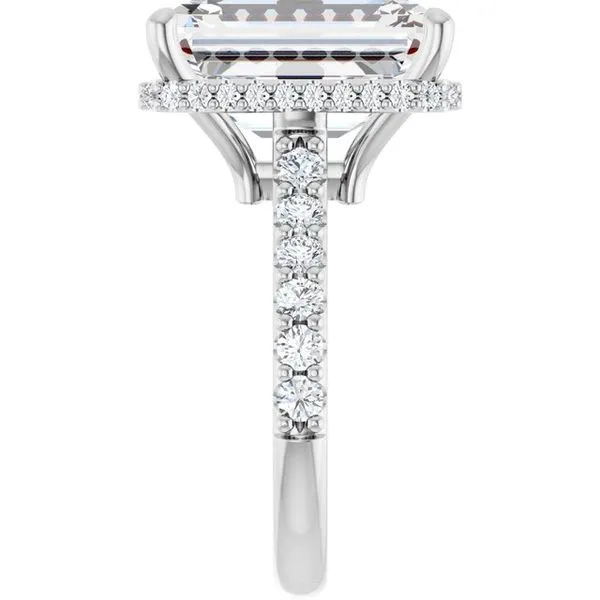Hidden Halo-Style Engagement Ring Image 4 J. Thomas Jewelers Rochester Hills, MI