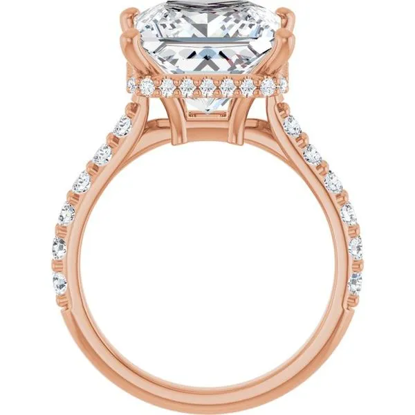 Hidden Halo-Style Engagement Ring Image 2 Arezzo Jewelers Elmwood Park, IL