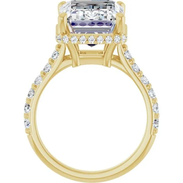 Hidden Halo-Style Engagement Ring Image 2 Michael Szwed Jewelers Longmeadow, MA