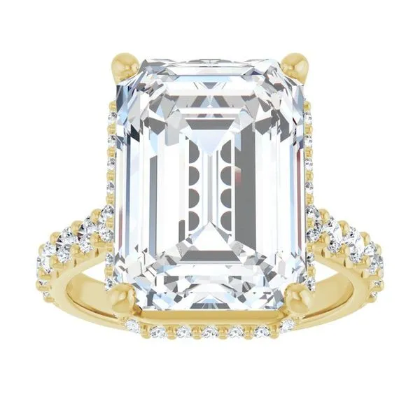 Hidden Halo-Style Engagement Ring Image 3 Mark Jewellers La Crosse, WI