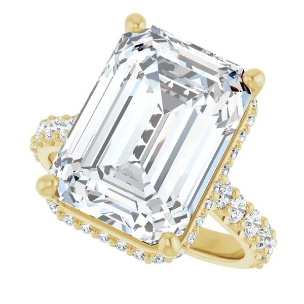 Hidden Halo-Style Engagement Ring Image 5 Vulcan's Forge LLC KANSAS CITY, MO