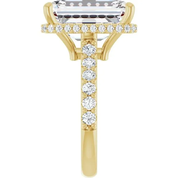 Hidden Halo-Style Engagement Ring Image 4 Shipley's Fine Jewelry Hampstead, MD