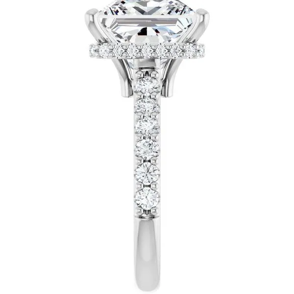 Hidden Halo-Style Engagement Ring Image 4 Shipley's Fine Jewelry Hampstead, MD