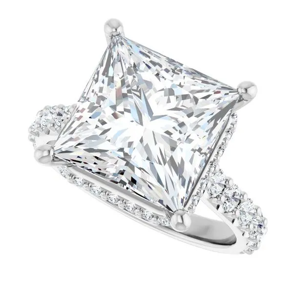 Hidden Halo-Style Engagement Ring Image 5 Mark Jewellers La Crosse, WI