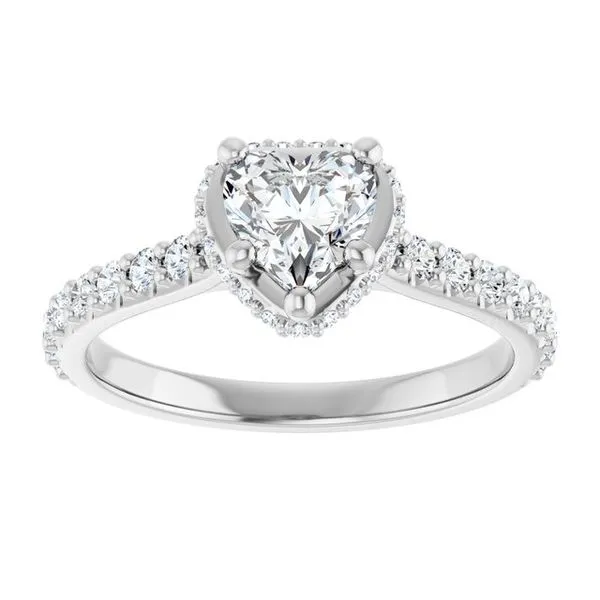 Hidden Halo-Style Engagement Ring Image 3 Jimmy Smith Jewelers Decatur, AL