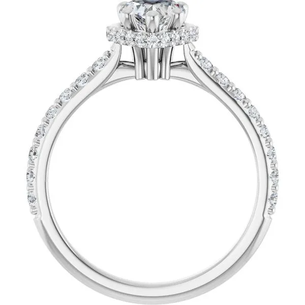 Hidden Halo-Style Engagement Ring Image 2 J. Thomas Jewelers Rochester Hills, MI