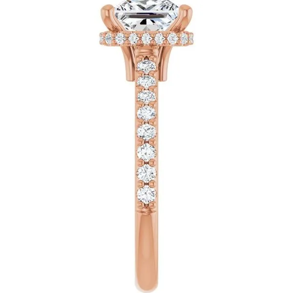 Hidden Halo-Style Engagement Ring Image 4 Futer Bros Jewelers York, PA