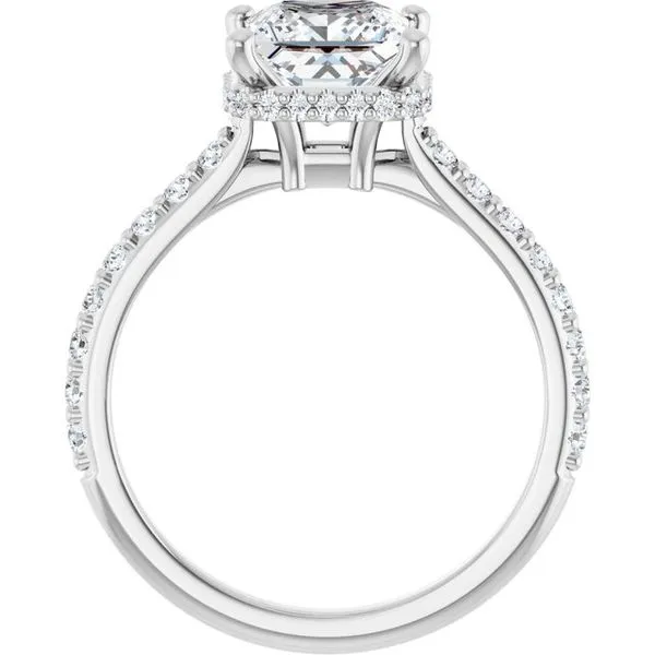 Hidden Halo-Style Engagement Ring Image 2 Jimmy Smith Jewelers Decatur, AL
