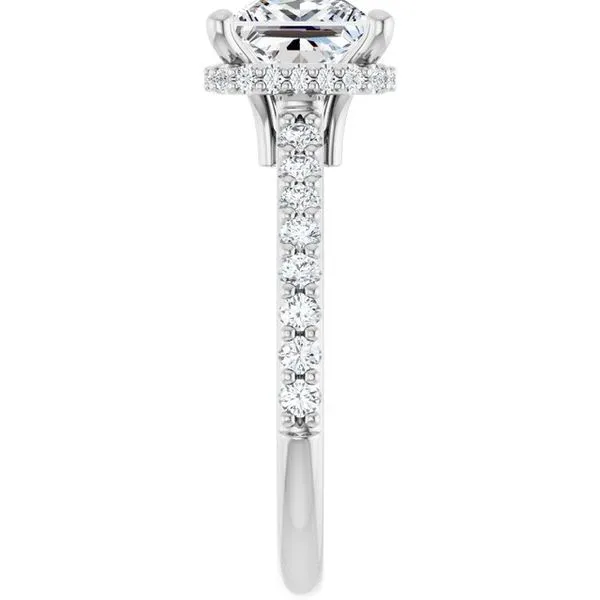 Hidden Halo-Style Engagement Ring Image 4 Clater Jewelers Louisville, KY