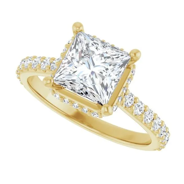 Hidden Halo-Style Engagement Ring Image 5 Mark Jewellers La Crosse, WI