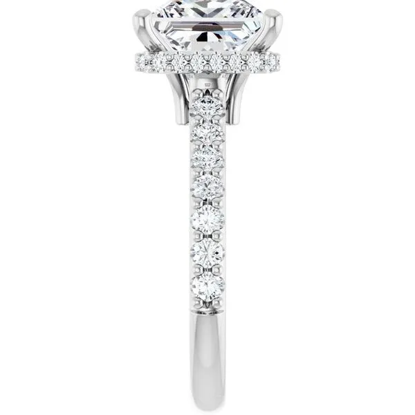 Hidden Halo-Style Engagement Ring Image 4 Futer Bros Jewelers York, PA