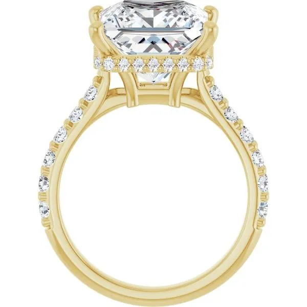 Hidden Halo-Style Engagement Ring Image 2 Paul James Jewelers Angels Camp, CA